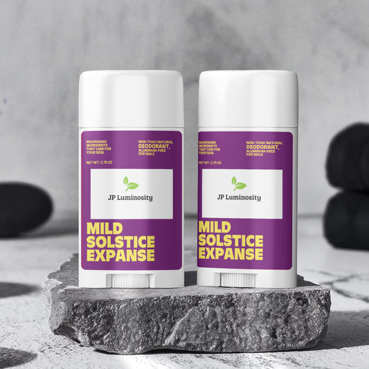 2 Pack Non-toxic Natural Deodorant, Aluminum-Free for Men