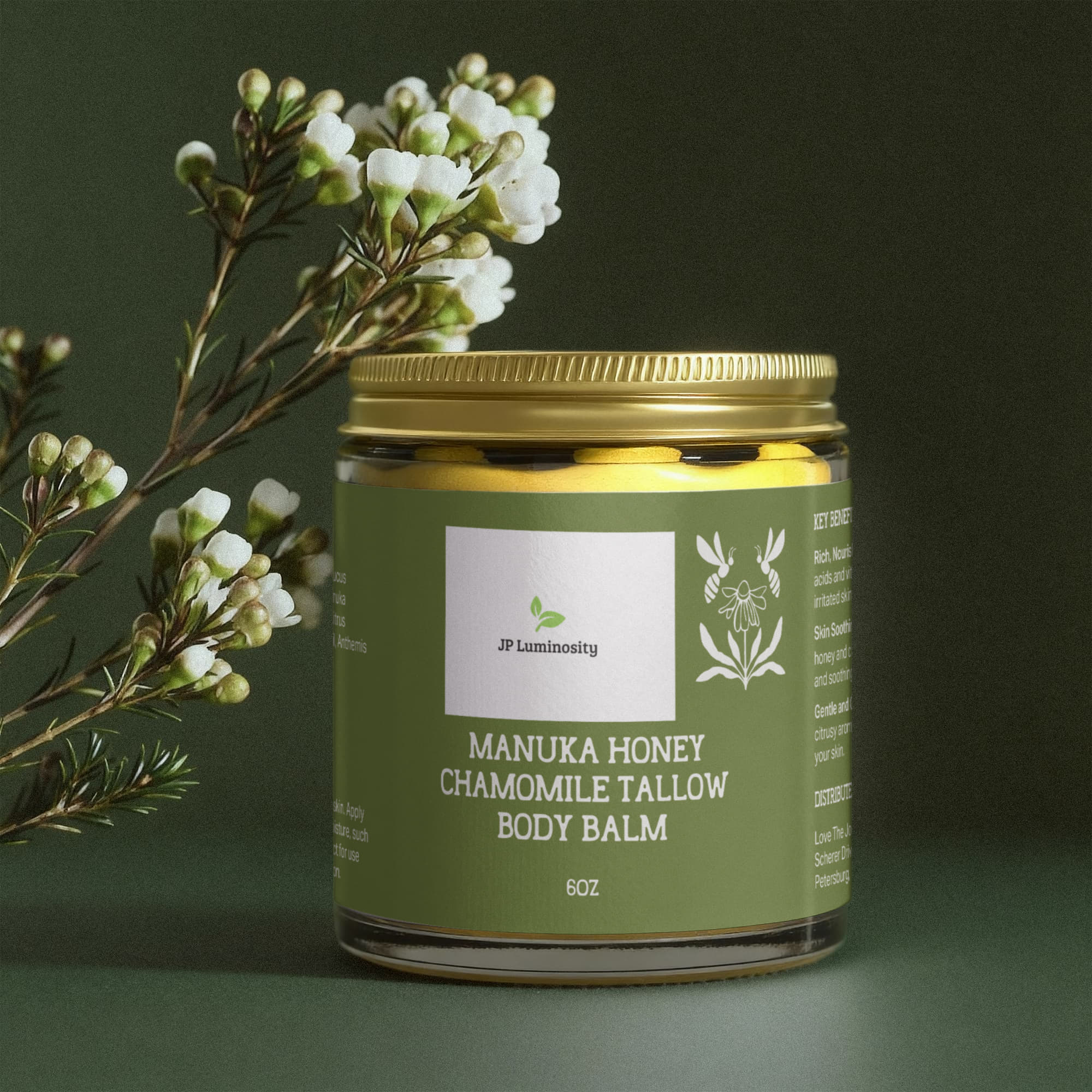 Manuka Honey Chamomile Tallow Body Balm