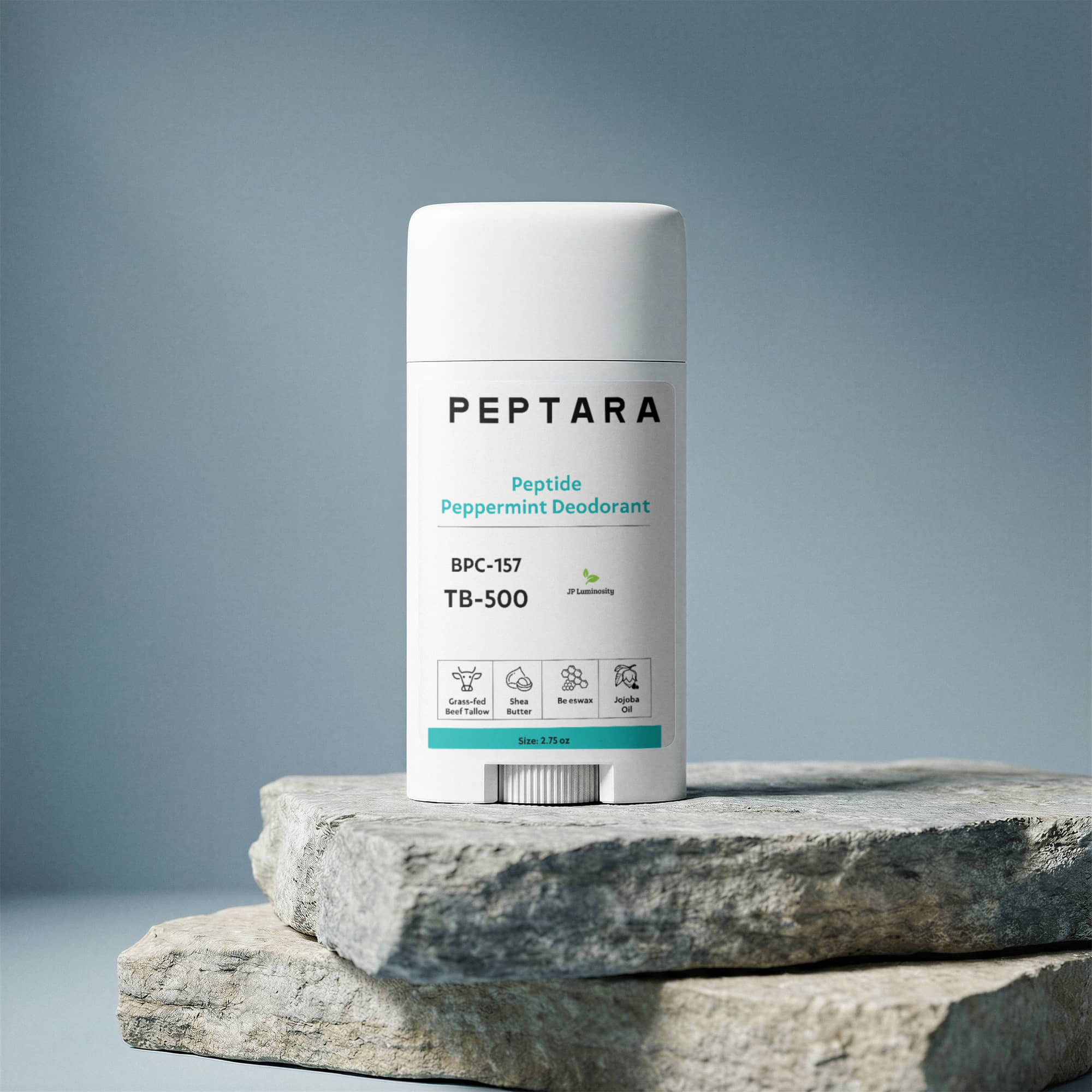 2 Pack Peptide Peppermint Deodorant