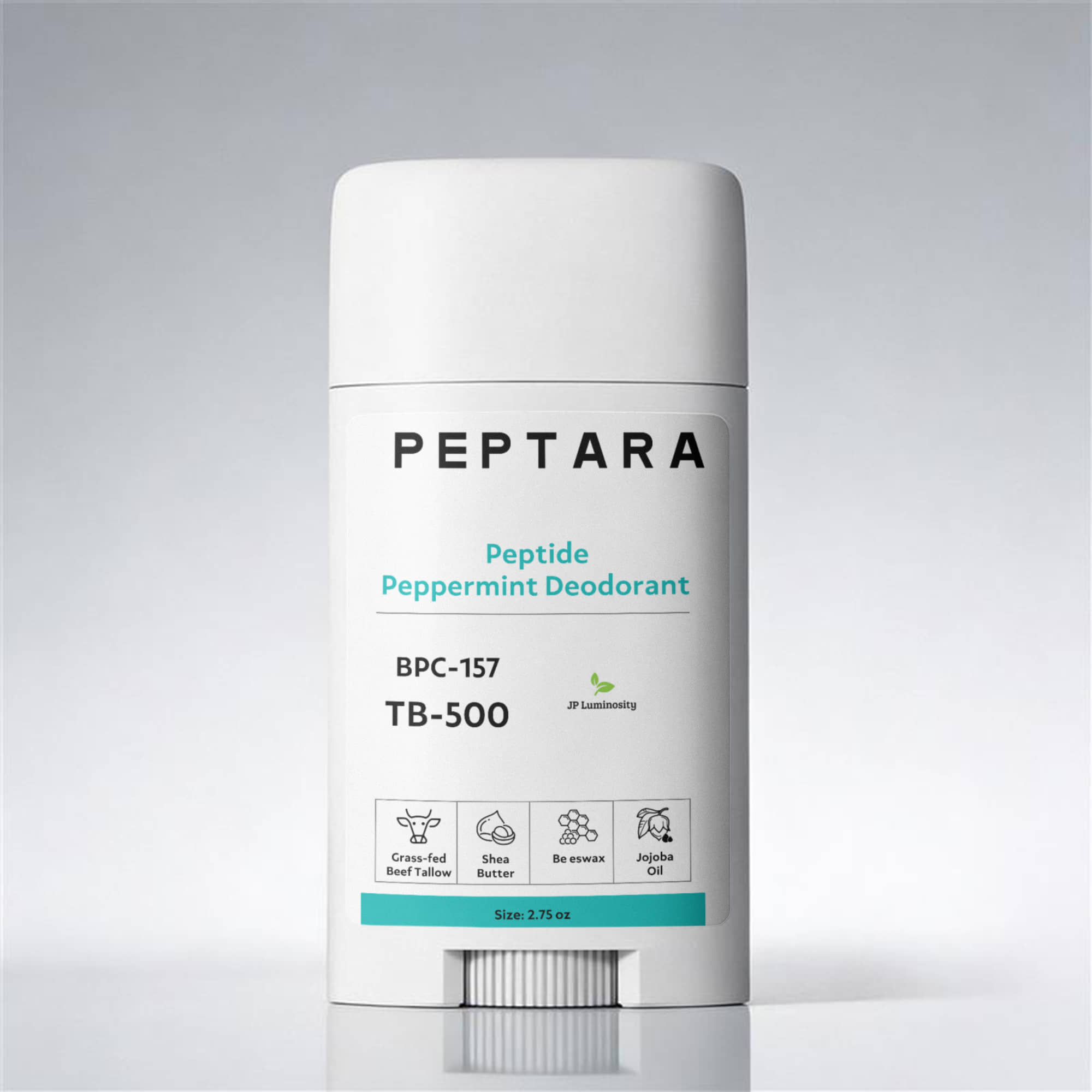 2 Pack Peptide Peppermint Deodorant