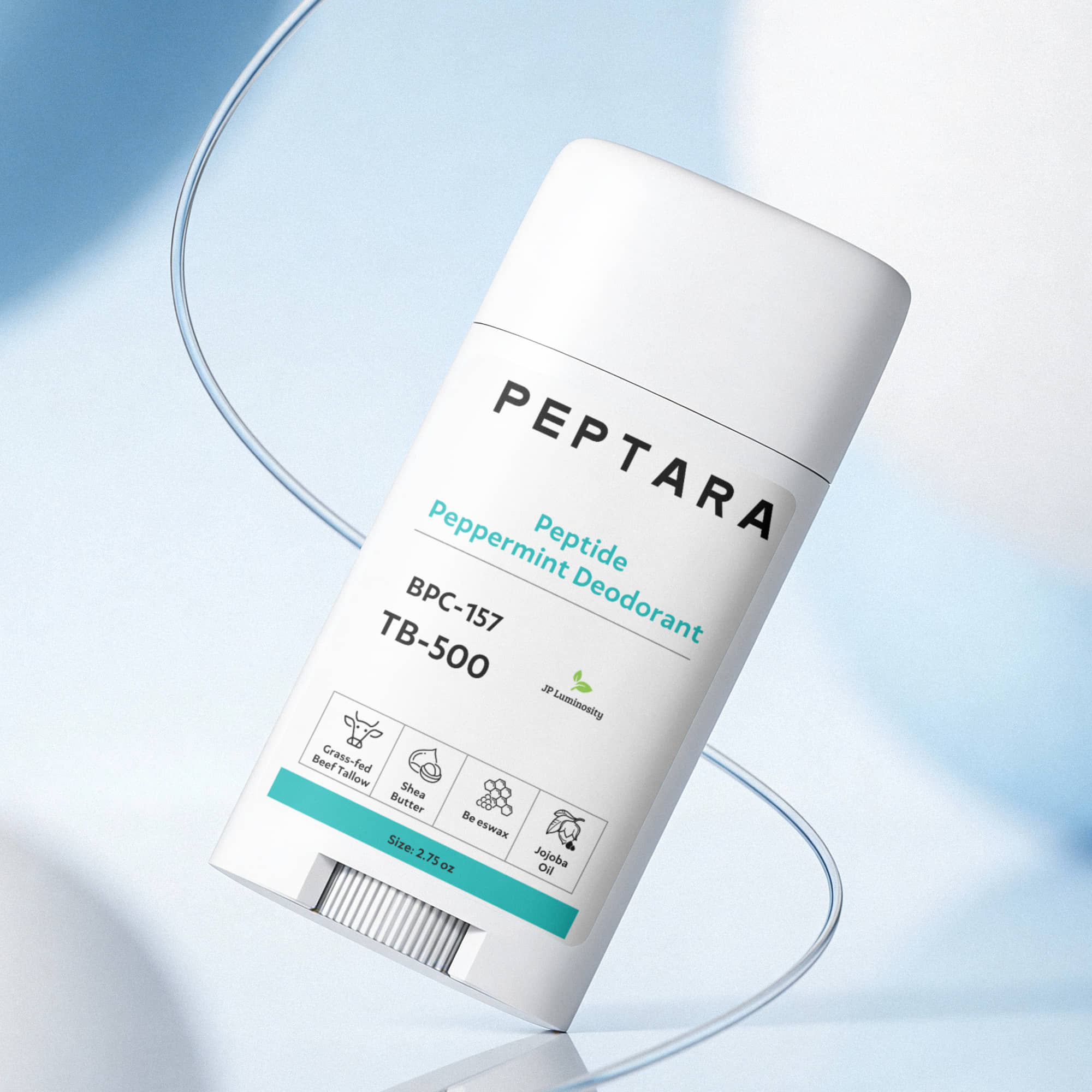 2 Pack Peptide Peppermint Deodorant