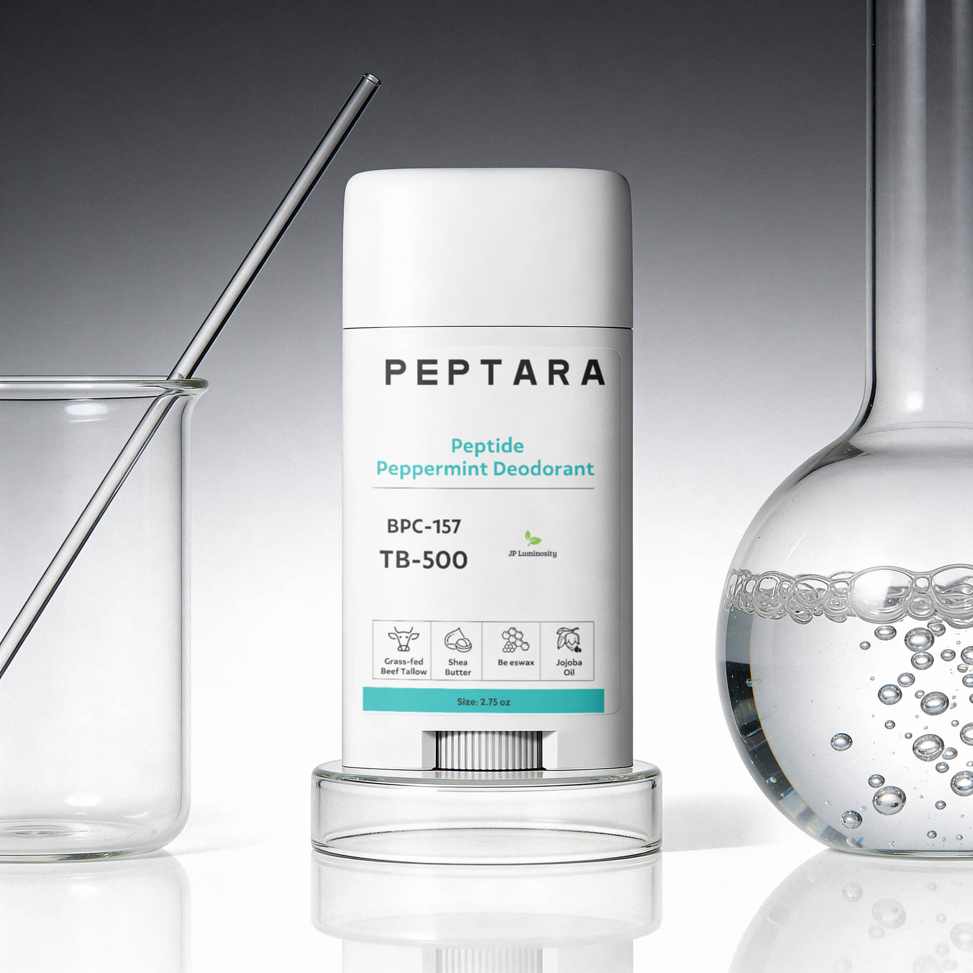 2 Pack Peptide Peppermint Deodorant