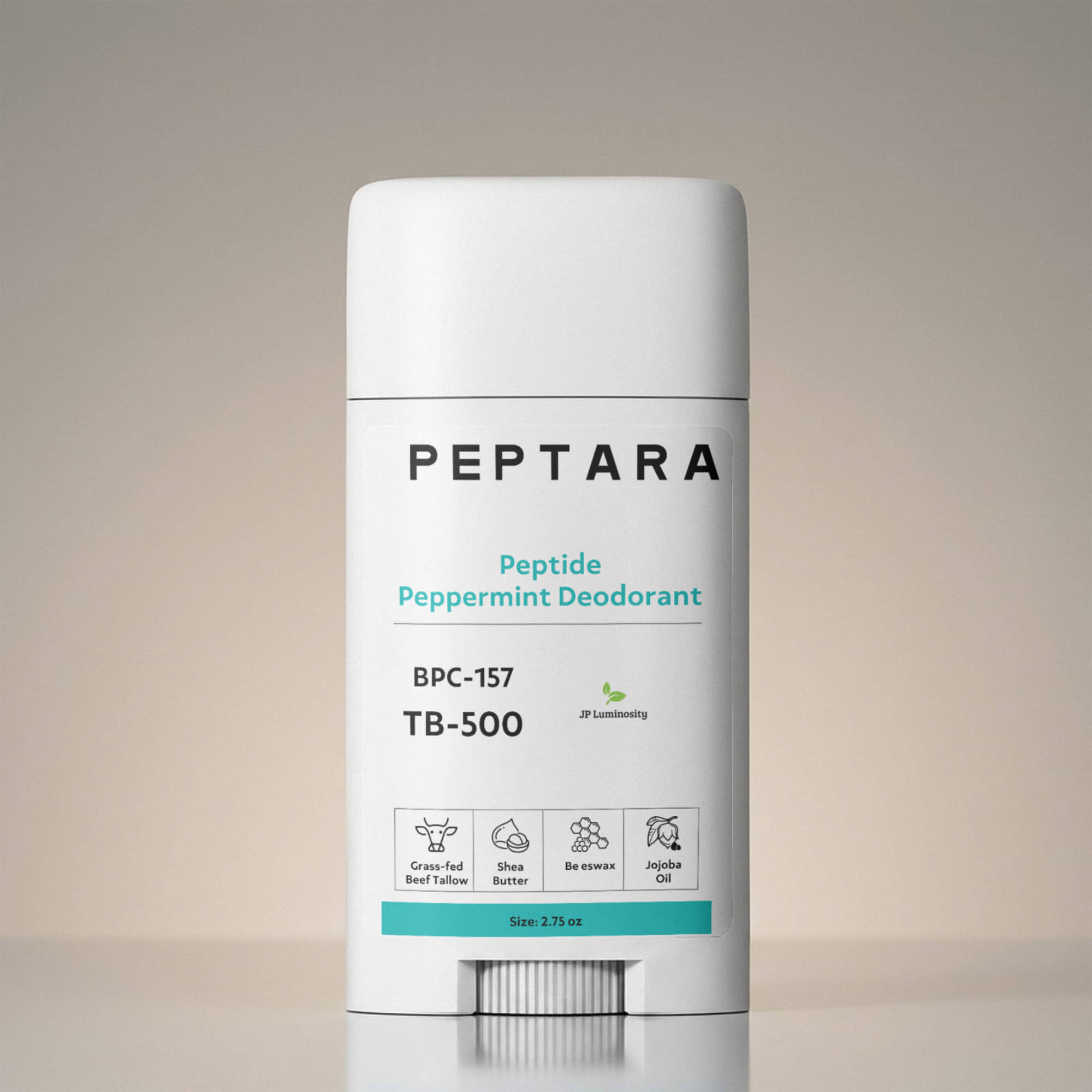 2 Pack Peptide Peppermint Deodorant