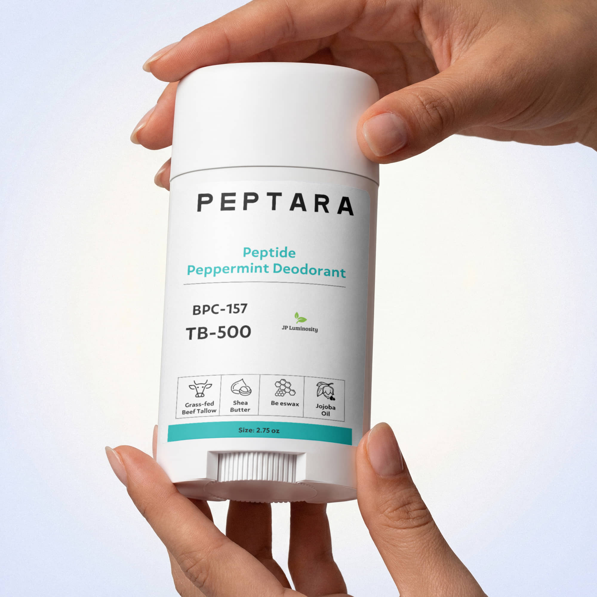 2 Pack Peptide Peppermint Deodorant