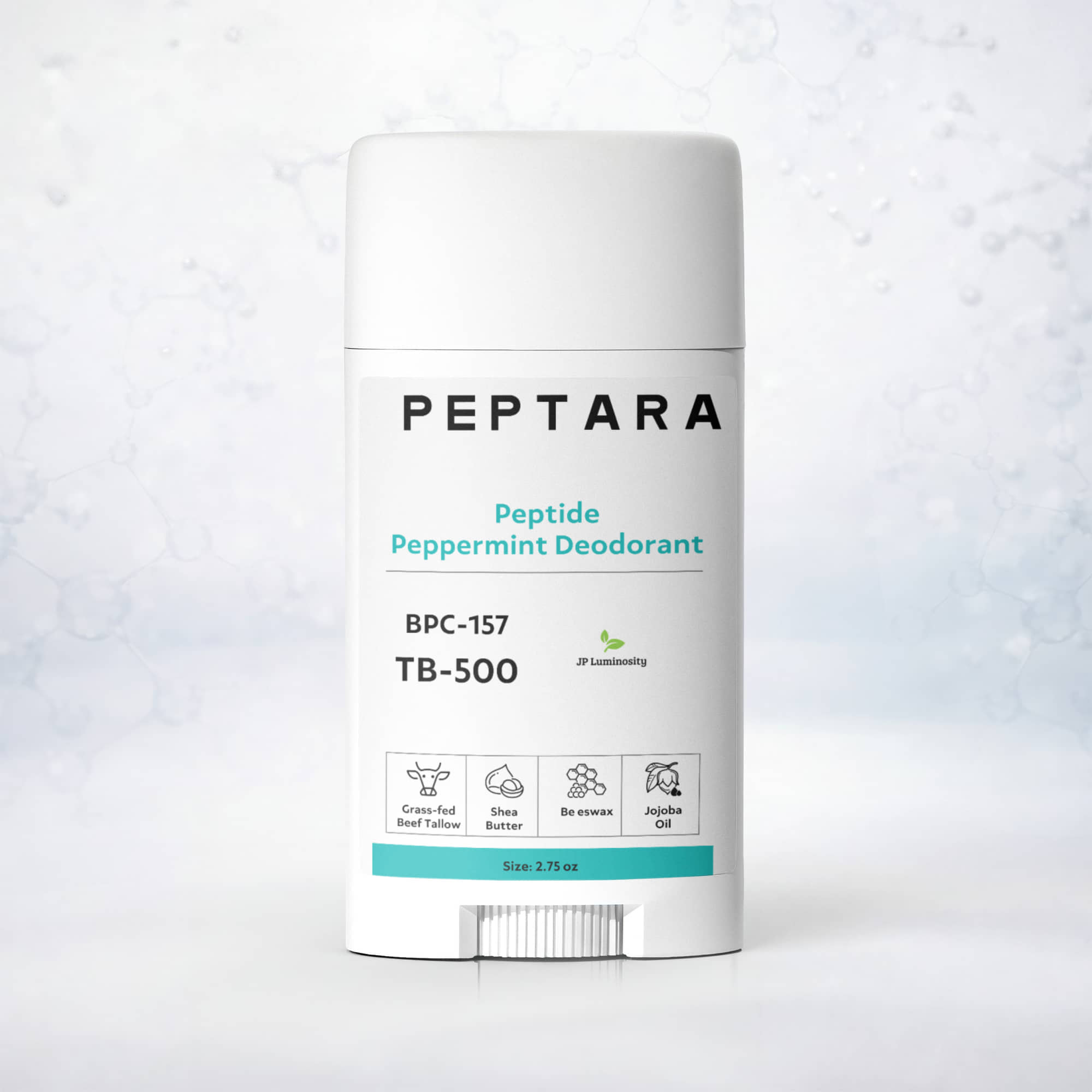 2 Pack Peptide Peppermint Deodorant