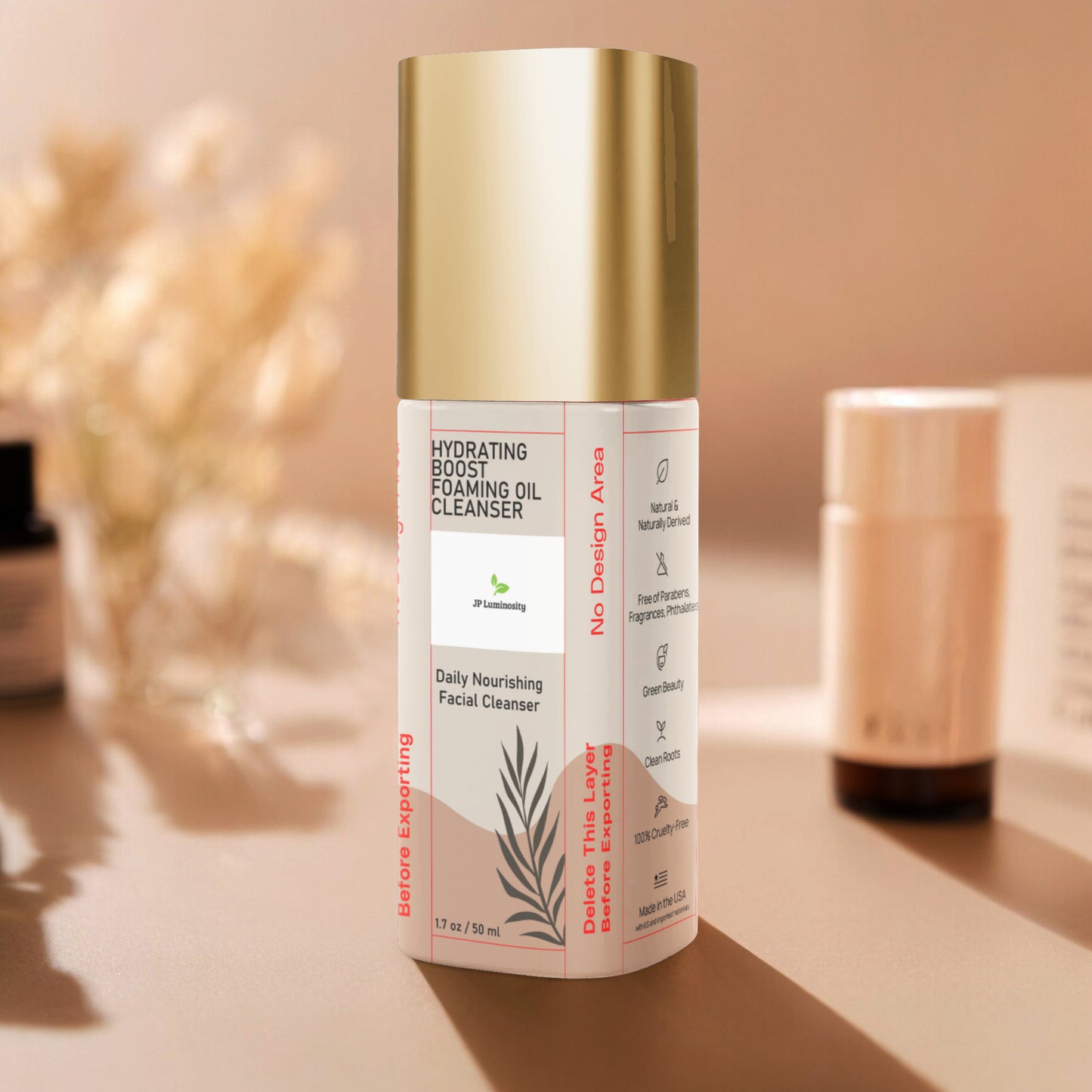 Milky Oil Foaming Cleanser Gold Cap