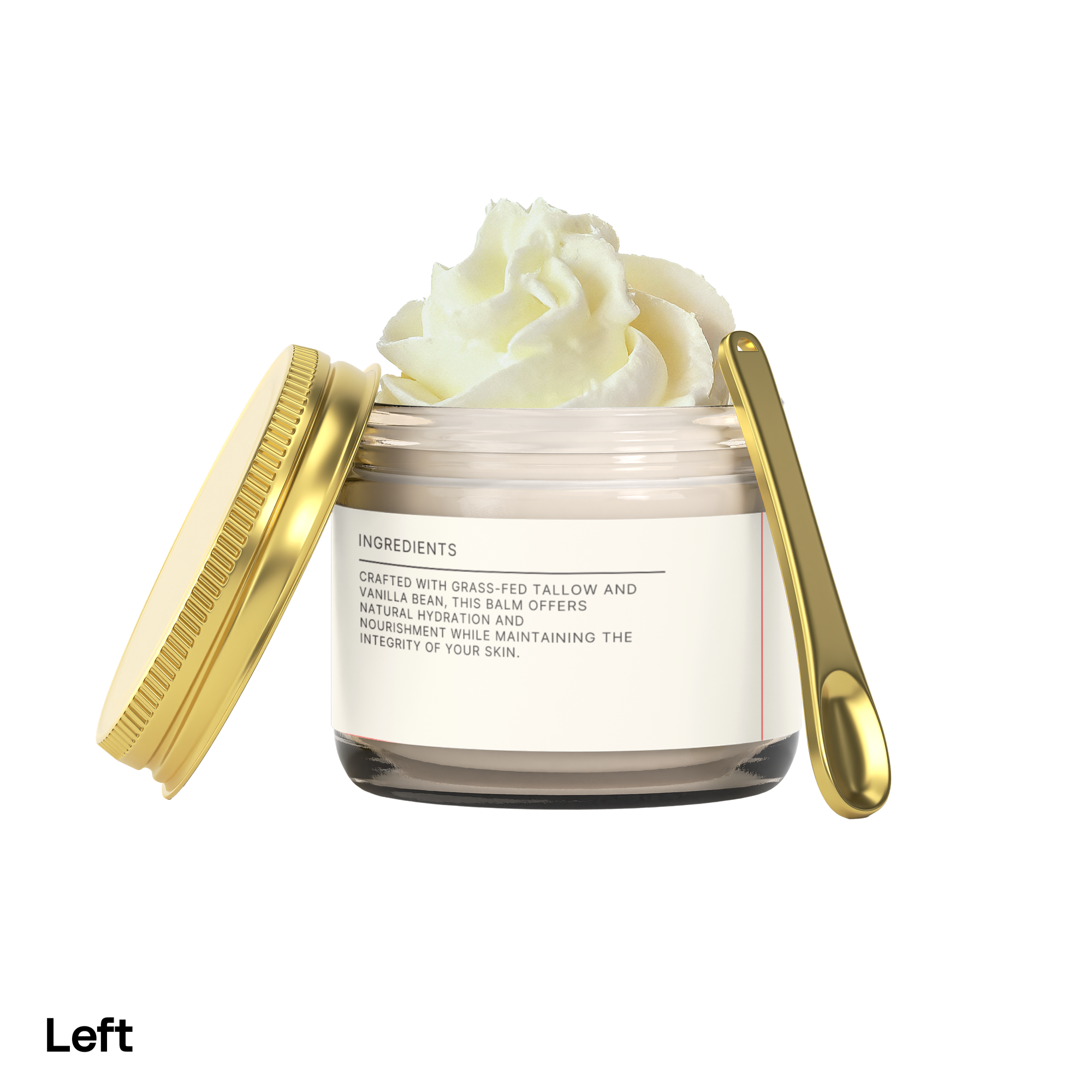 Whipped Grass-Fed Tallow Balm with Vanilla Bean