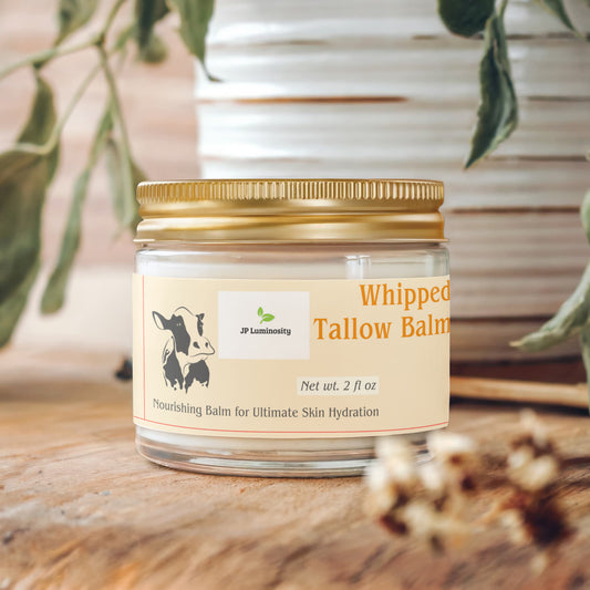 Whipped Grass-Fed Tallow Balm with Vanilla Bean