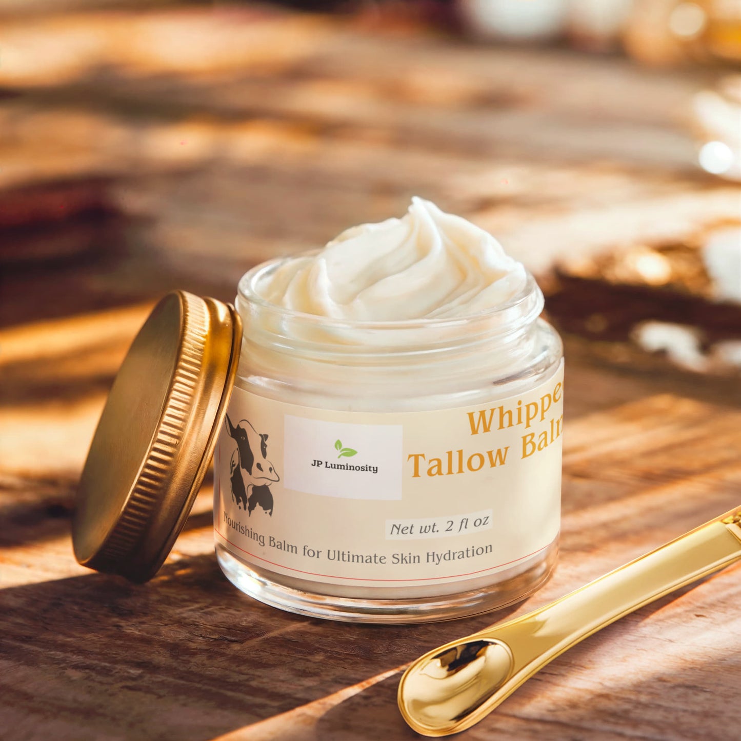 Whipped Grass-Fed Tallow Balm with Vanilla Bean