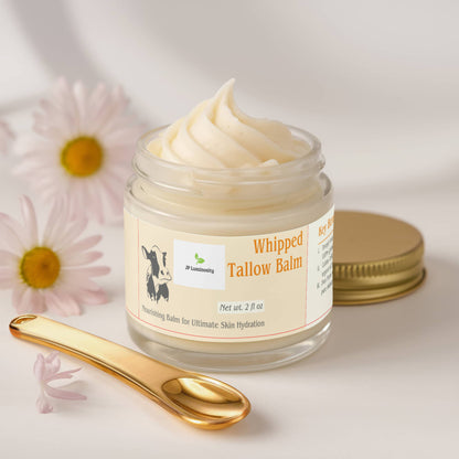 Whipped Grass-Fed Tallow Balm with Vanilla Bean