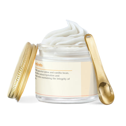 Whipped Grass-Fed Tallow Balm with Vanilla Bean