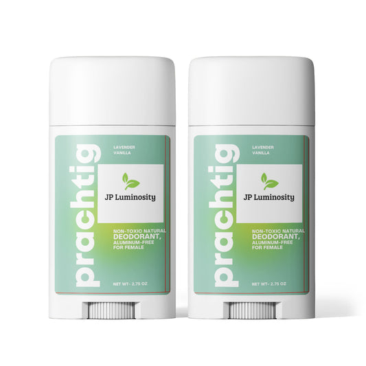 2 Pack Non-toxic Natural Deodorant, Aluminum-Free for Women